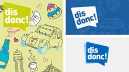 Lehrmittel Logo Design Dis Donc!